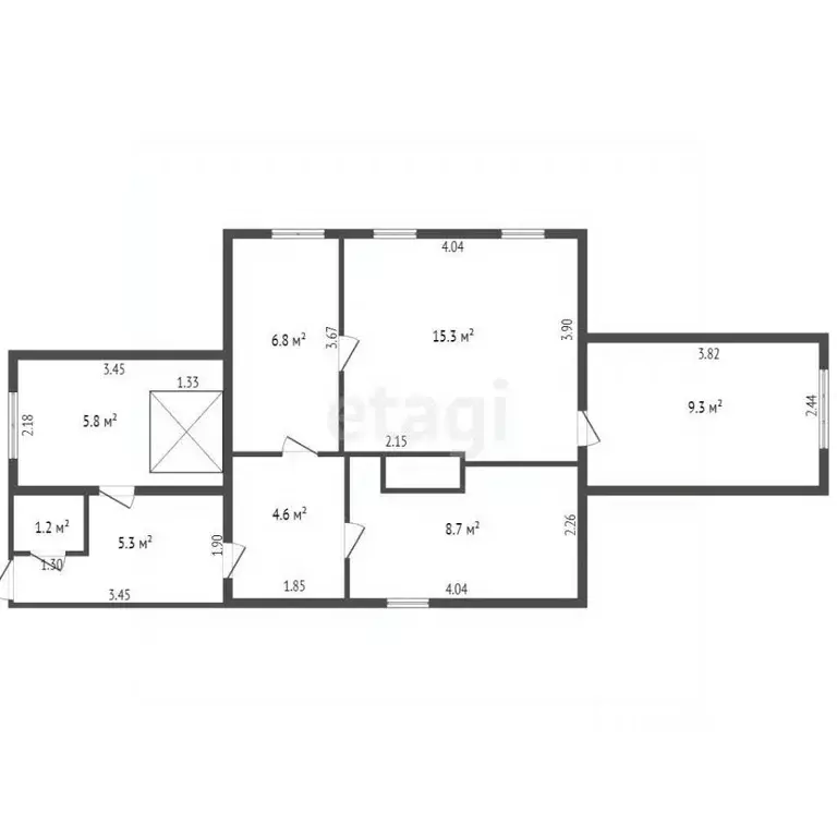 2-к кв. Костромская область, Кострома ул. Нижняя Дебря, 26 (35.0 м) - Фото 2