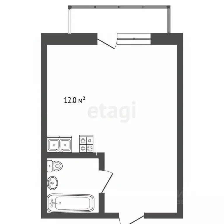 Студия Ростовская область, Батайск ул. Максима Горького, 491Вк3 (25.5 ... - Фото 1