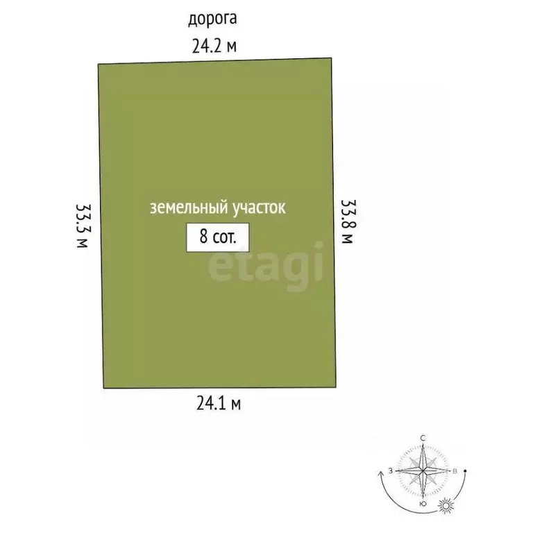 Участок в Крым, Белогорск ул. Арзу, 12 (8.0 сот.) - Фото 2