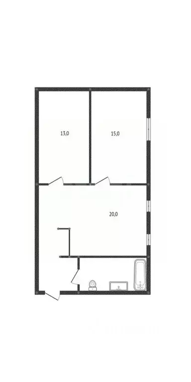 2-к кв. Псковская область, Себеж ул. Пролетарская, 20 (58.2 м) - Фото 1