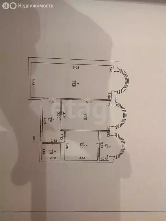 2-комнатная квартира: Махачкала, проспект Имама Шамиля, 35А (87 м) - Фото 1
