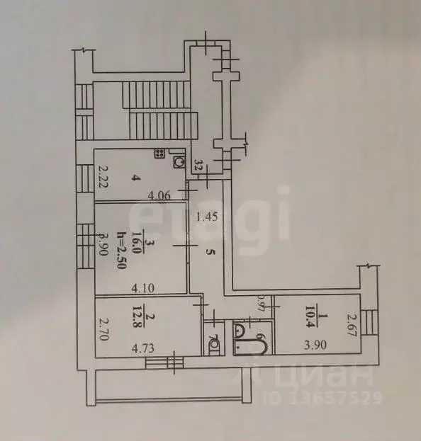 3-к кв. Иркутская область, Иркутск Партизанская ул., 149 (67.6 м) - Фото 2