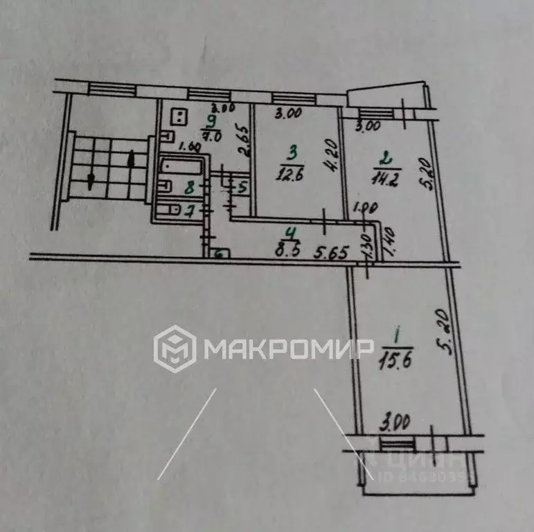 3-к кв. Орловская область, Мценск ул. Машиностроителей, 10 (61.8 м) - Фото 1