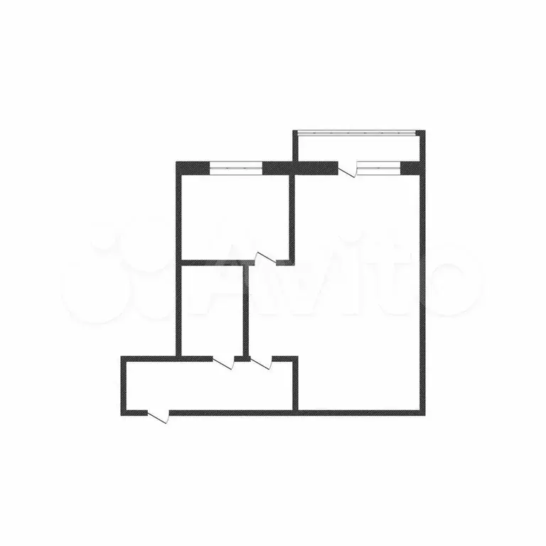 1-к. квартира, 31,7 м, 2/5 эт. - Фото 0