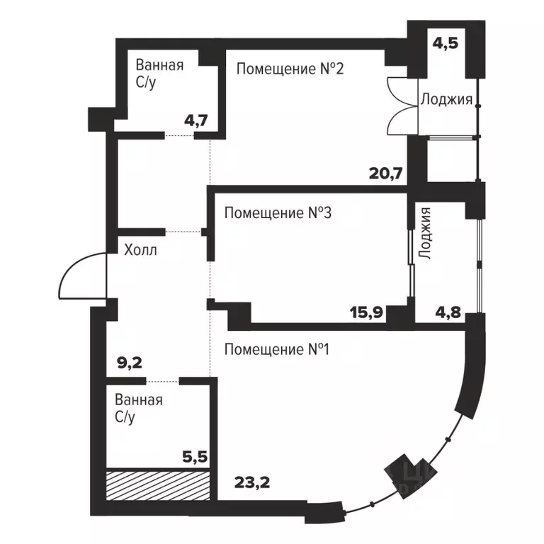 2-к кв. Челябинская область, Челябинск ул. Труда, 157А (79.2 м) - Фото 0