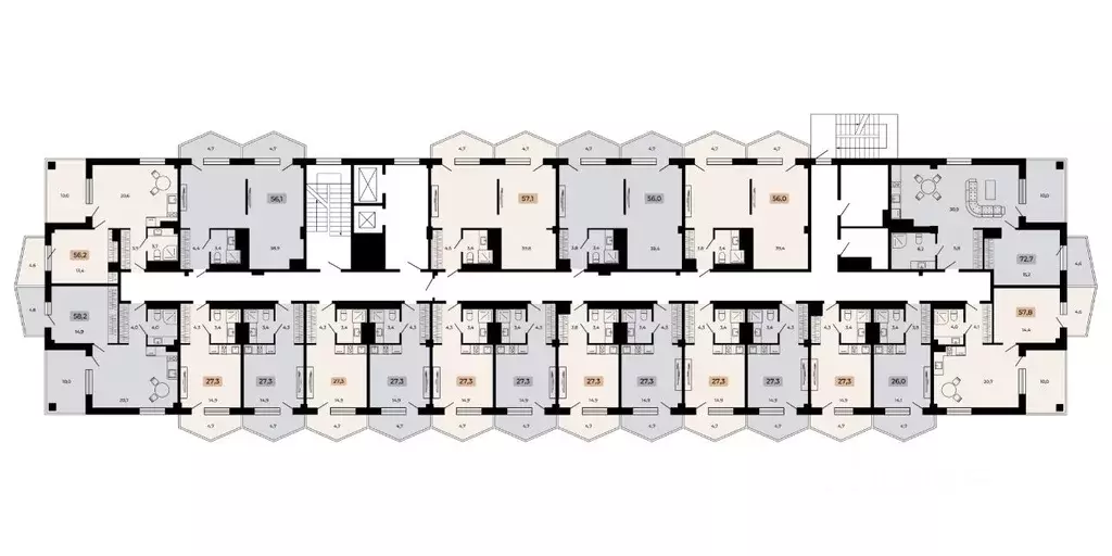 1-к кв. Краснодарский край, Туапсинский муниципальный округ, с. ... - Фото 2