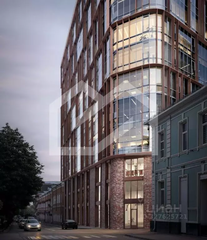 Помещение свободного назначения в Москва Холодильный пер., 3к1 (1052 ... - Фото 1