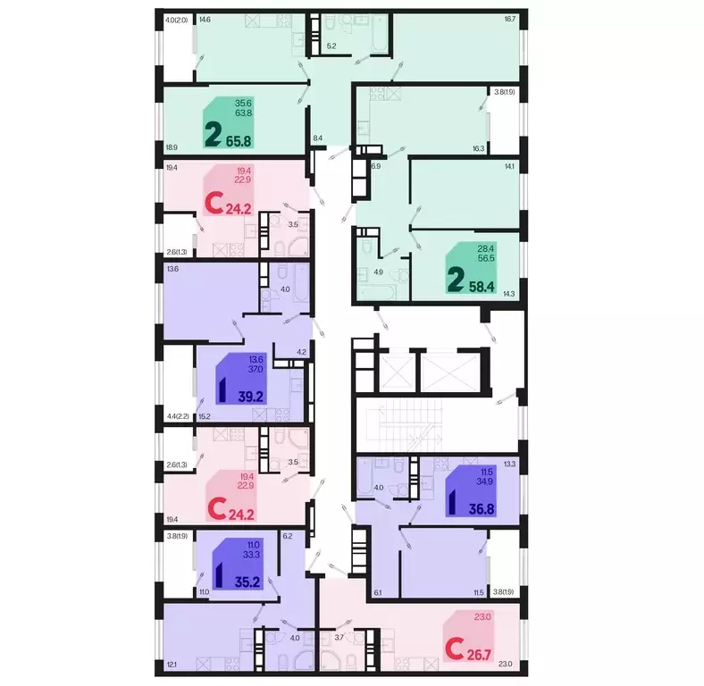 1-к кв. Краснодарский край, Краснодар ул. Виктора Казанцева (35.2 м) - Фото 2