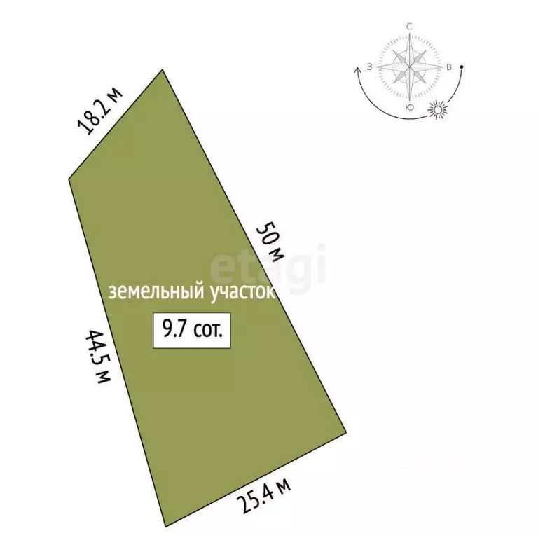 Участок в Крым, Судак муниципальный округ, с. Богатовка  (9.66 сот.) - Фото 1