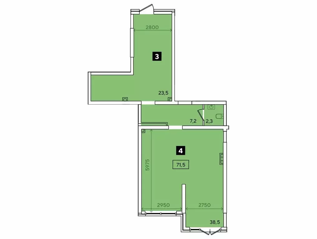 Офис (71.5 м) - Фото 1