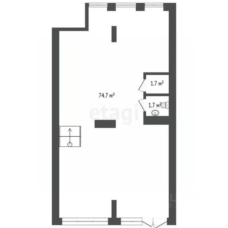 Торговая площадь в Тюменская область, Тюмень ДОК мкр, ул. Воронинская, ... - Фото 2