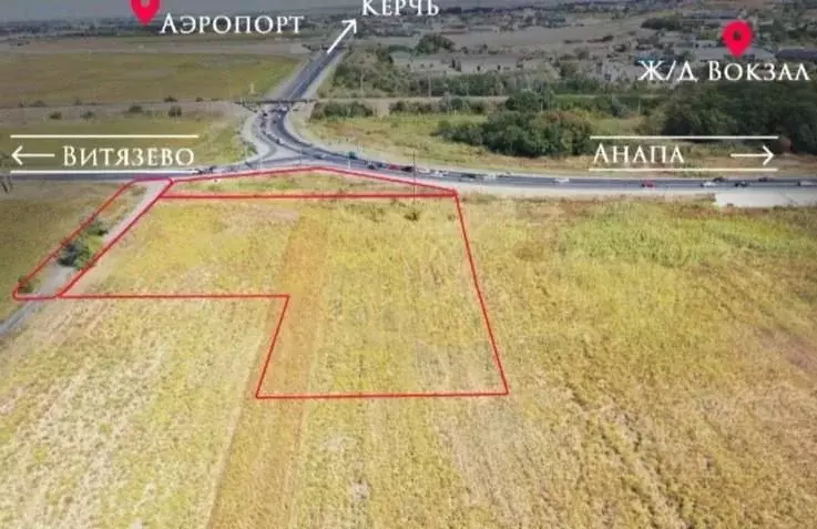 Участок в Краснодарский край, Анапа ул. Василия Маргелова, 1В (109.3 ... - Фото 2