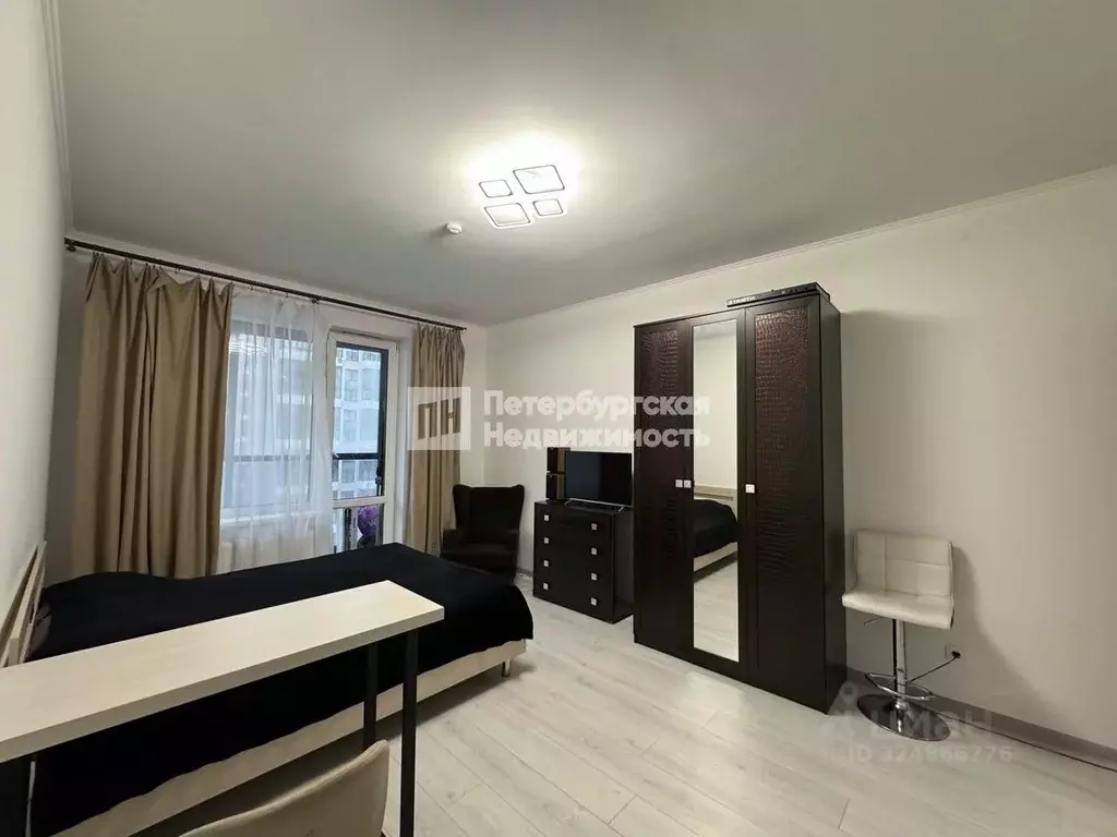 Студия Санкт-Петербург аллея Арцеуловская, 19 (25.2 м) - Фото 1