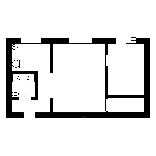 2-к кв. Татарстан, Менделеевск ул. Чоловского, 2 (47.0 м) - Фото 1