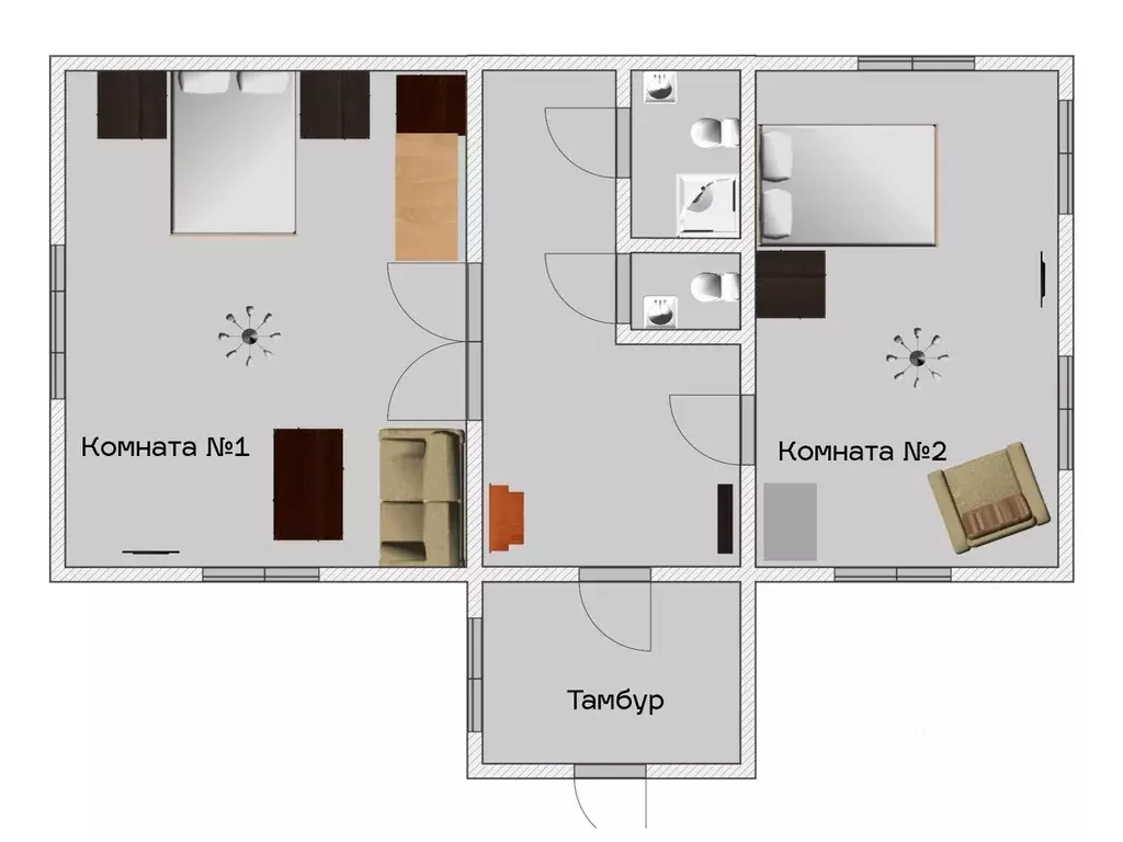 Комната Костромская область, Костромской район, Чернопенское с/пос, д. ... - Фото 2