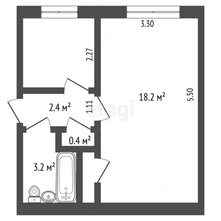 1-к кв. Ростовская область, Ростов-на-Дону, Нахичевань ул. 45-я Линия, ... - Фото 2