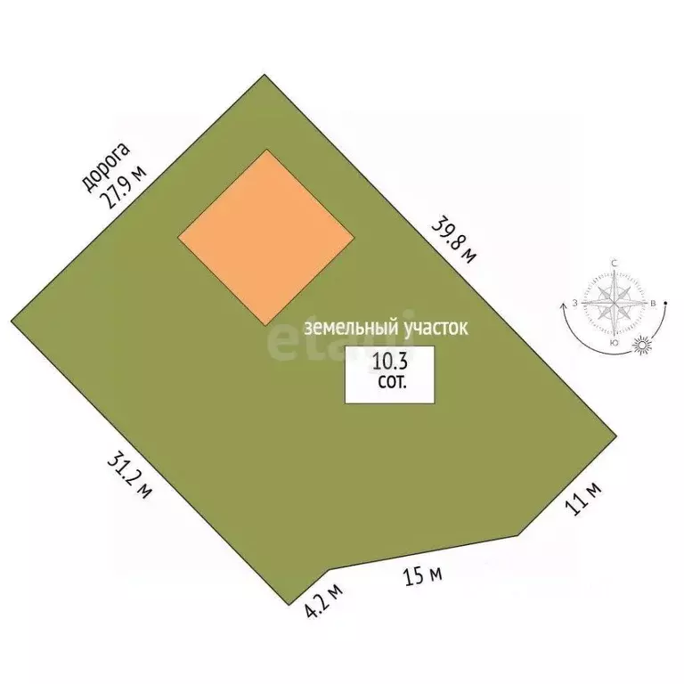 Дом в Марий Эл, Волжск ул. Рябиновая, 2 (100 м) - Фото 1