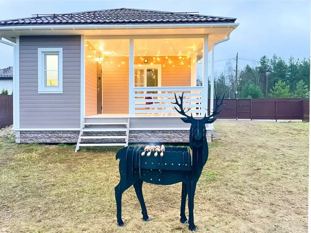 Дом в Ленинградская область, Выборгский район, Полянское с/пос, пос. ... - Фото 2