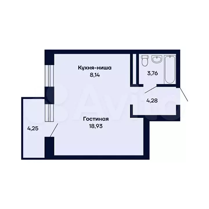 1-к. квартира, 36,4 м, 5/14 эт. - Фото 0