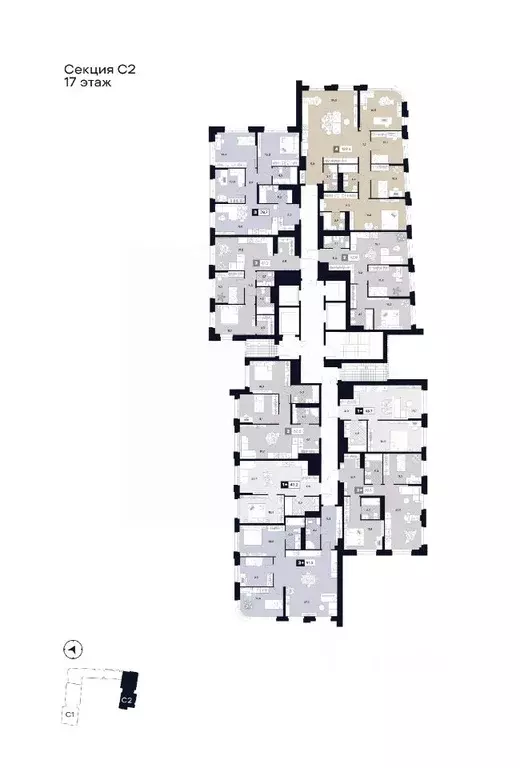 2-к кв. Москва Лодочная ул., 27К2 (61.2 м) - Фото 1