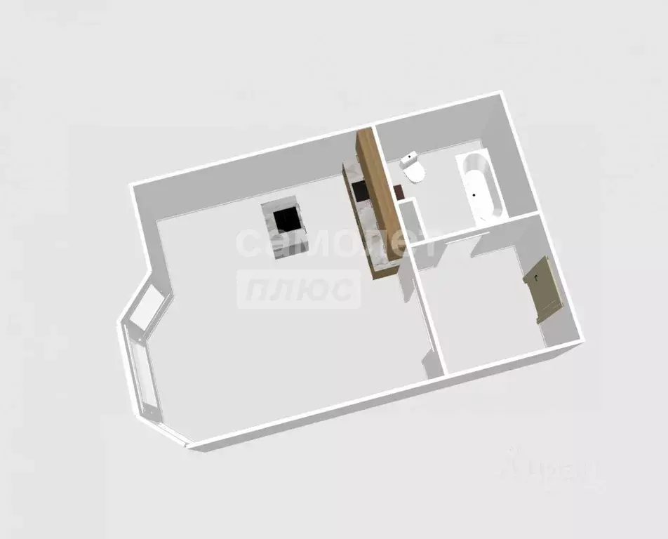 Квартира, студия, 28.1 м - Фото 2