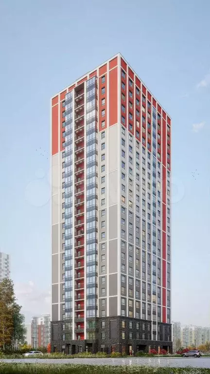 Квартира-студия, 28 м, 17/25 эт. - Фото 1