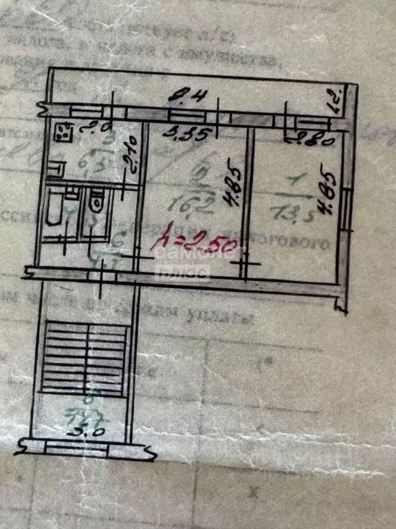 2-к кв. Дагестан, Дербент просп. Агасиева, 20А (43.0 м) - Фото 2