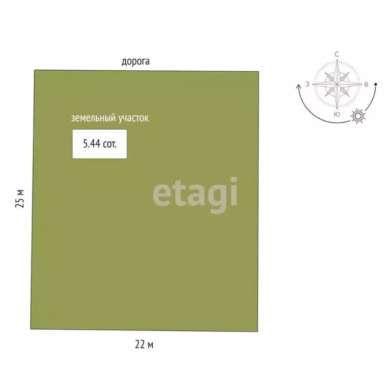 Участок в Ростовская область, Аксайский район, Рассветовское с/пос, ... - Фото 2