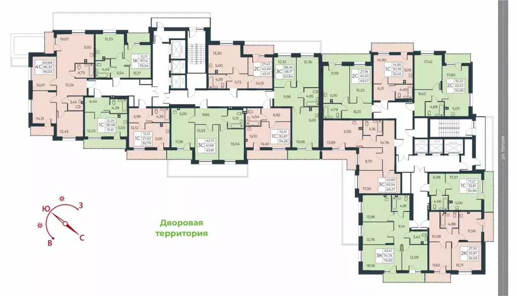 Продаётся 2-к квартира, 56.58 м - Фото 0
