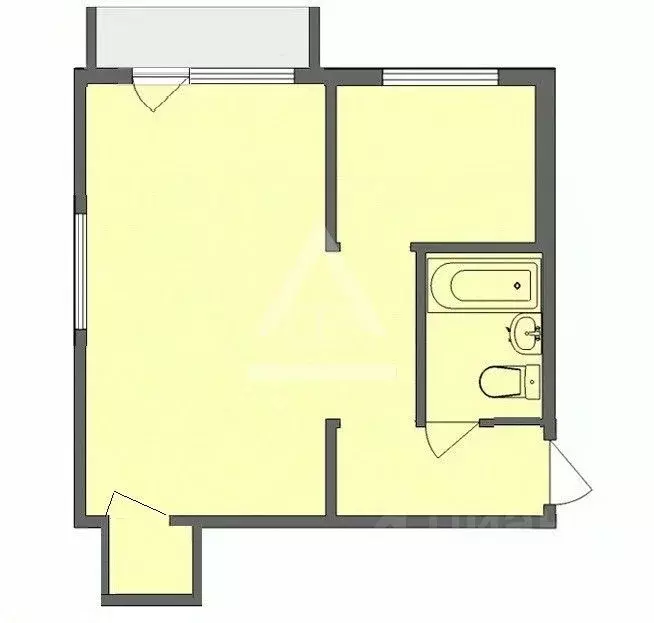 1-к кв. Челябинская область, Челябинск ш. Металлургов, 39А (31.6 м) - Фото 2