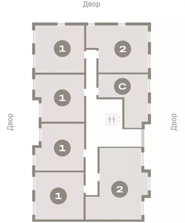 1-комнатная квартира: Новоселье, ЖК Брусника (43.15 м) - Фото 1