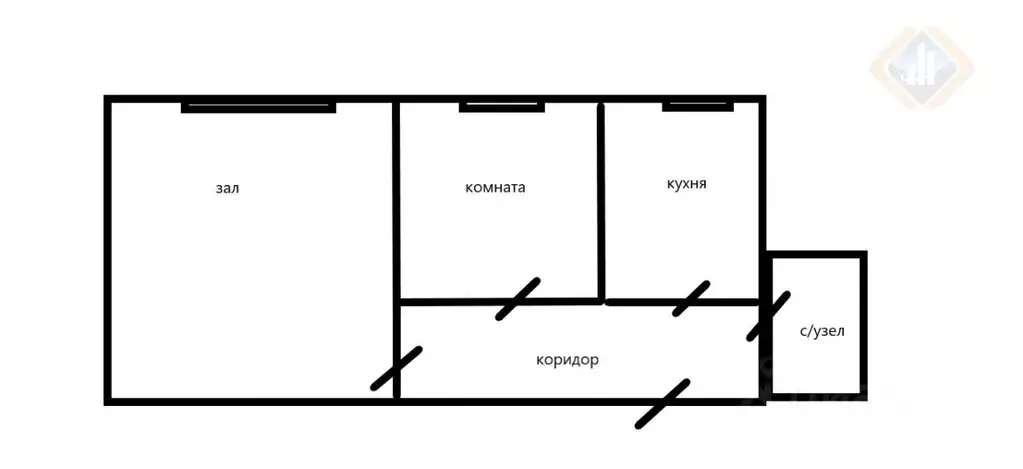 2-к кв. Приморский край, Находка Спортивная ул., 12А (44.2 м) - Фото 2