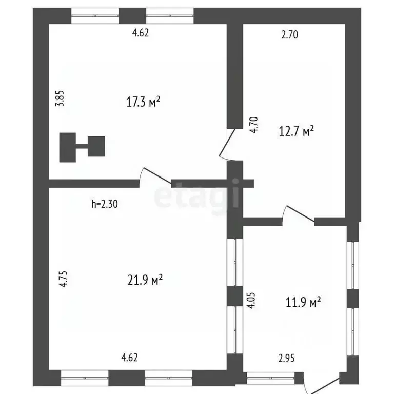 Дом в Башкортостан, Гафурийский район, Буруновский сельсовет, д. ... - Фото 1