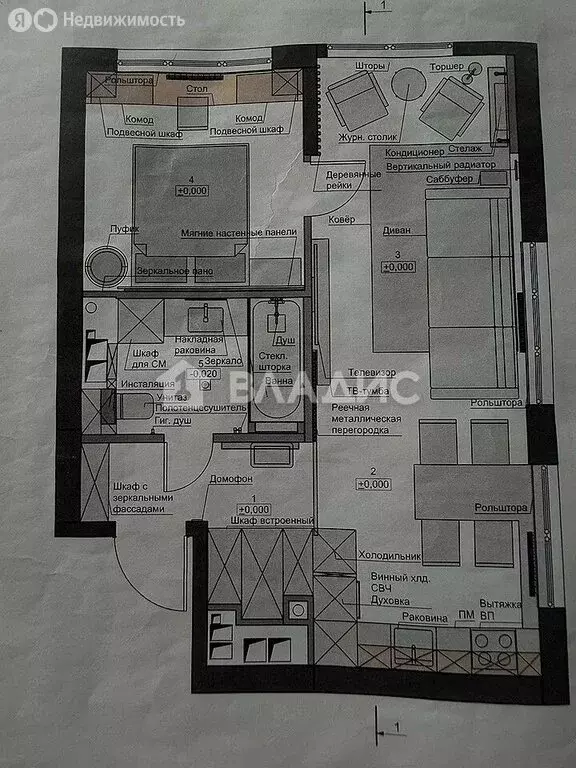 2-комнатная квартира: Москва, улица Коминтерна, 15 (49 м) - Фото 1