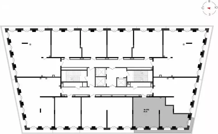 3-комнатная квартира: Казань, ЖК Яналиф (81.72 м) - Фото 1