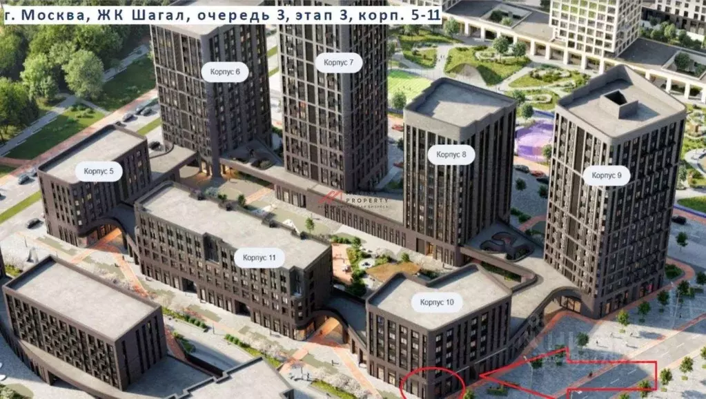 Торговая площадь в Москва Шагал жилой комплекс (84 м) - Фото 1