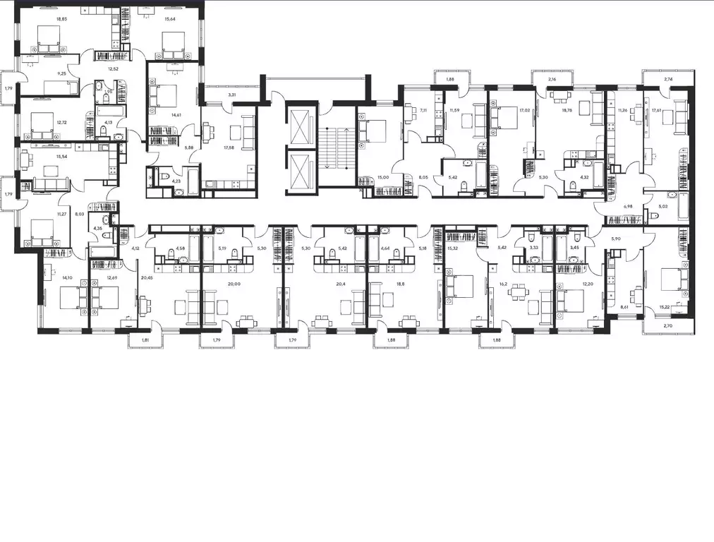 2-к кв. Ростовская область, Ростов-на-Дону ул. Нансена, 107/5 (47.05 ... - Фото 2