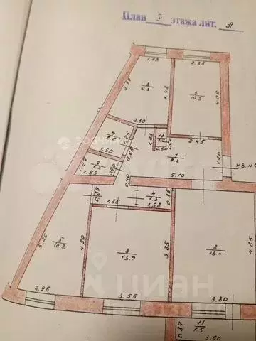 4-к кв. Чувашия, Цивильск Цивильский район, ул. Куйбышева, 1Б (75.2 м) - Фото 2