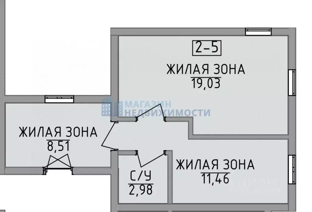 2-к кв. Крым, Алушта ул. Володарского, 9 (41.9 м) - Фото 1