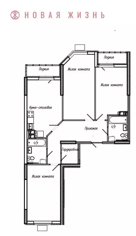 3-к кв. Самарская область, Самара Ленинская ул. (101.9 м) - Фото 0