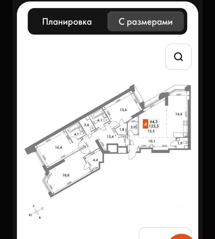 4-к кв. Москва ул. Академика Волгина, 2 (125.5 м) - Фото 1