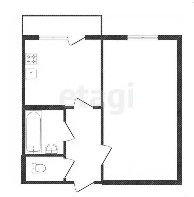 1-к кв. Липецкая область, Липецк ул. Виктора Музыки, 6 (39.2 м) - Фото 0