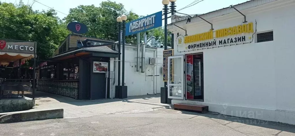 Торговая площадь в Краснодарский край, Анапа Краснодарская ул., 2 (39 ... - Фото 1