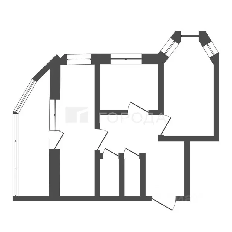 2-к кв. Алтайский край, Барнаул Партизанская ул., 201 (62.0 м) - Фото 2