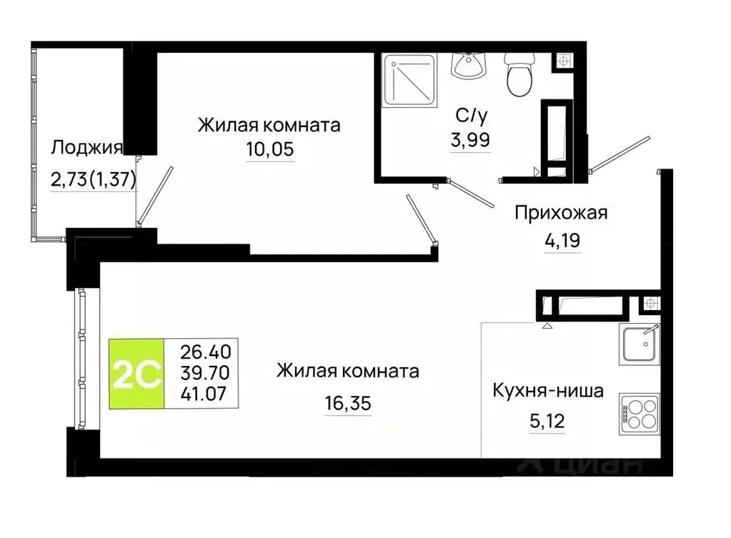 1-к кв. Ростовская область, Ростов-на-Дону Нефтекачка кв-л, Октябрь ... - Фото 0