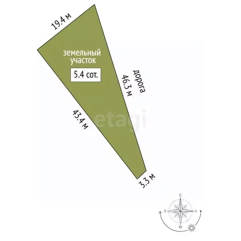 Участок в Ростовская область, Аксайский район, Старочеркасская ст-ца ... - Фото 1