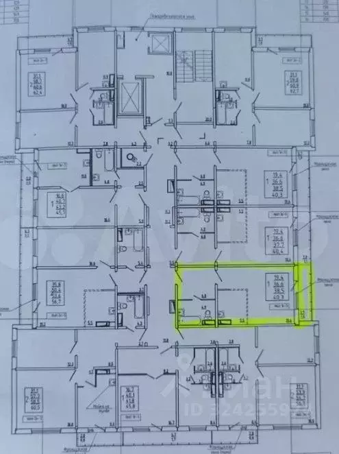 1-к кв. Красноярский край, Красноярск Вербная ул., 5 (38.0 м) - Фото 2