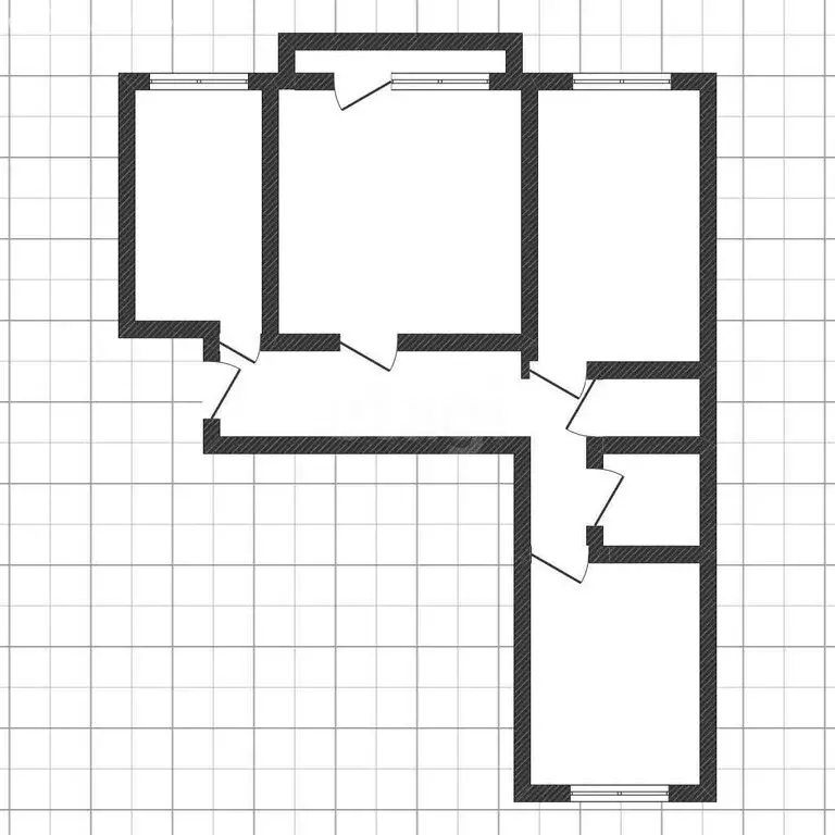 3-комнатная квартира: Черногорск, улица Генерала Тихонова, 6Бк2 (81.9 ... - Фото 1