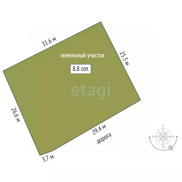 Участок в Удмуртия, Увинский район, д. Чабишур Родниковая ул. (8.8 ... - Фото 2