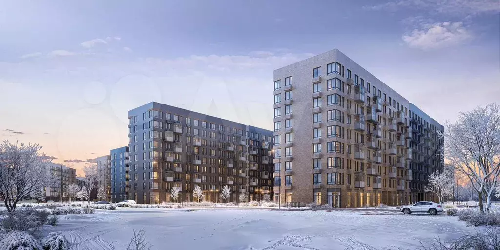 1-к. квартира, 35,4 м, 7/9 эт. - Фото 1